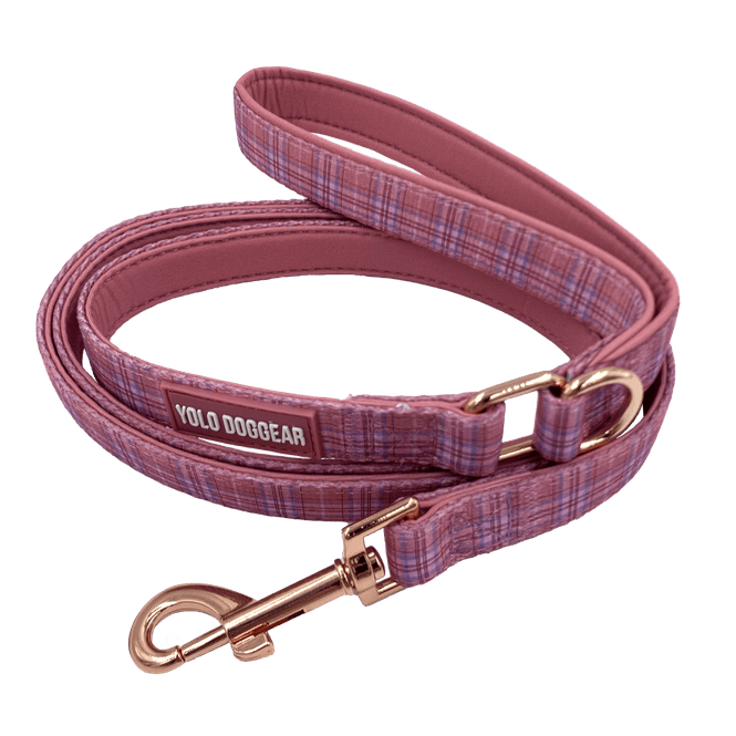 Hovedbilde ROSA TARTAN HUNDEBÅND