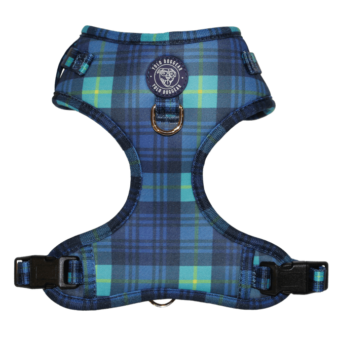 Hovedbilde MYK HUNDESELE - BLÅ TARTAN