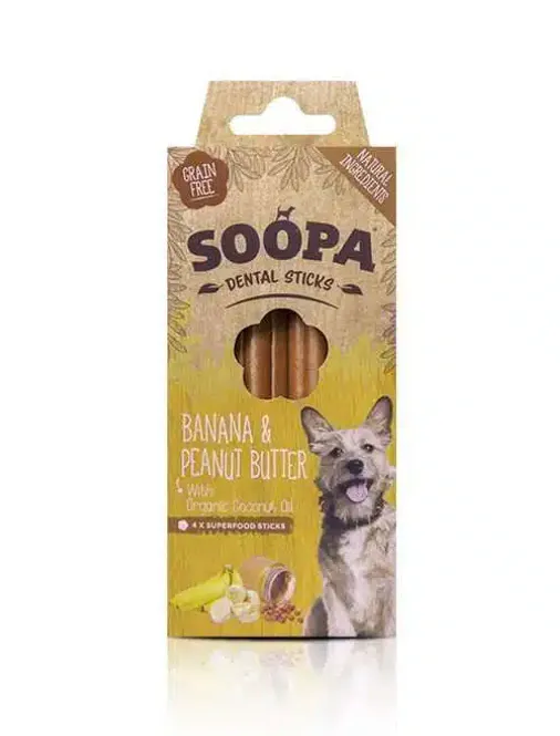 Hovedbilde Tyggesticks - Banan & Peanøttsmør